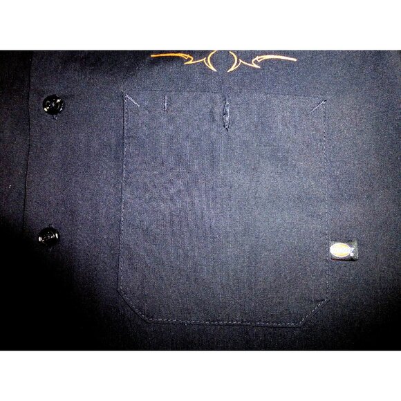 Dickies Chi-Town Large Cars Graphic Button-Up Work Shirt 3XLT Garage Mechanic - Picture 6 of 9